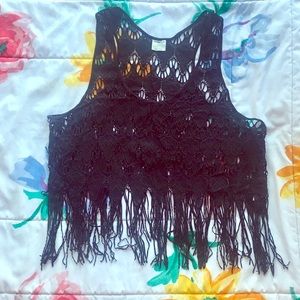 Free People fringe top